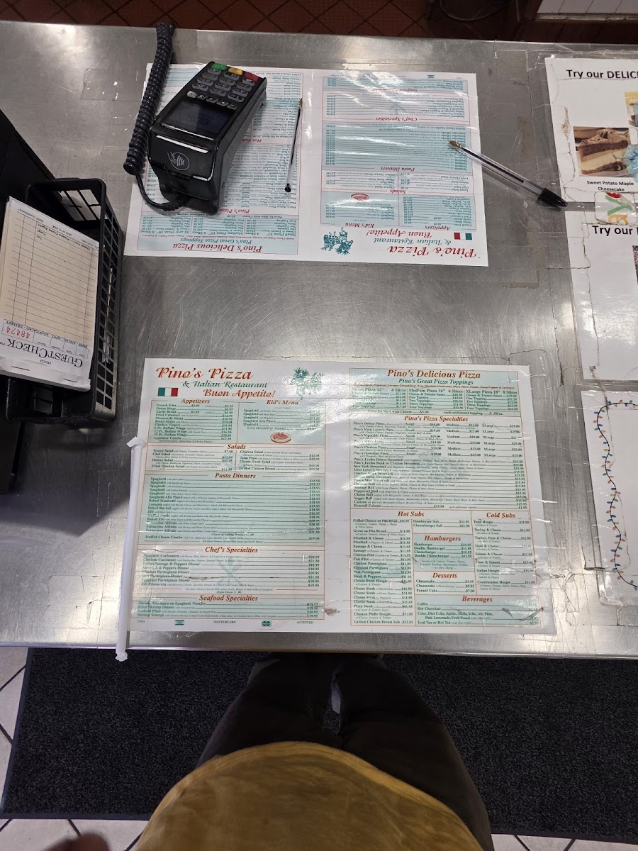 Pino's Pizza & Italian Menu - Image 4